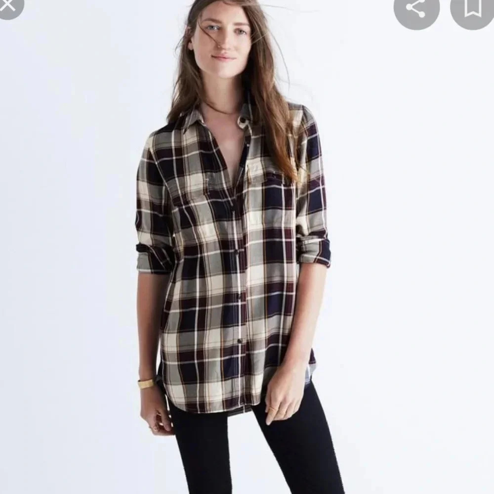 Madewell classic ex-boyfriend shirt